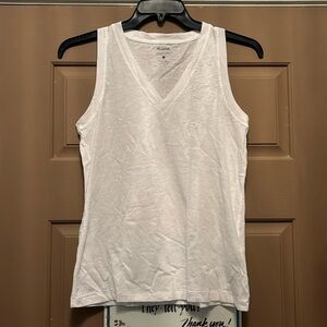 NWT Madewell Cotton V-Neck Tank size XS